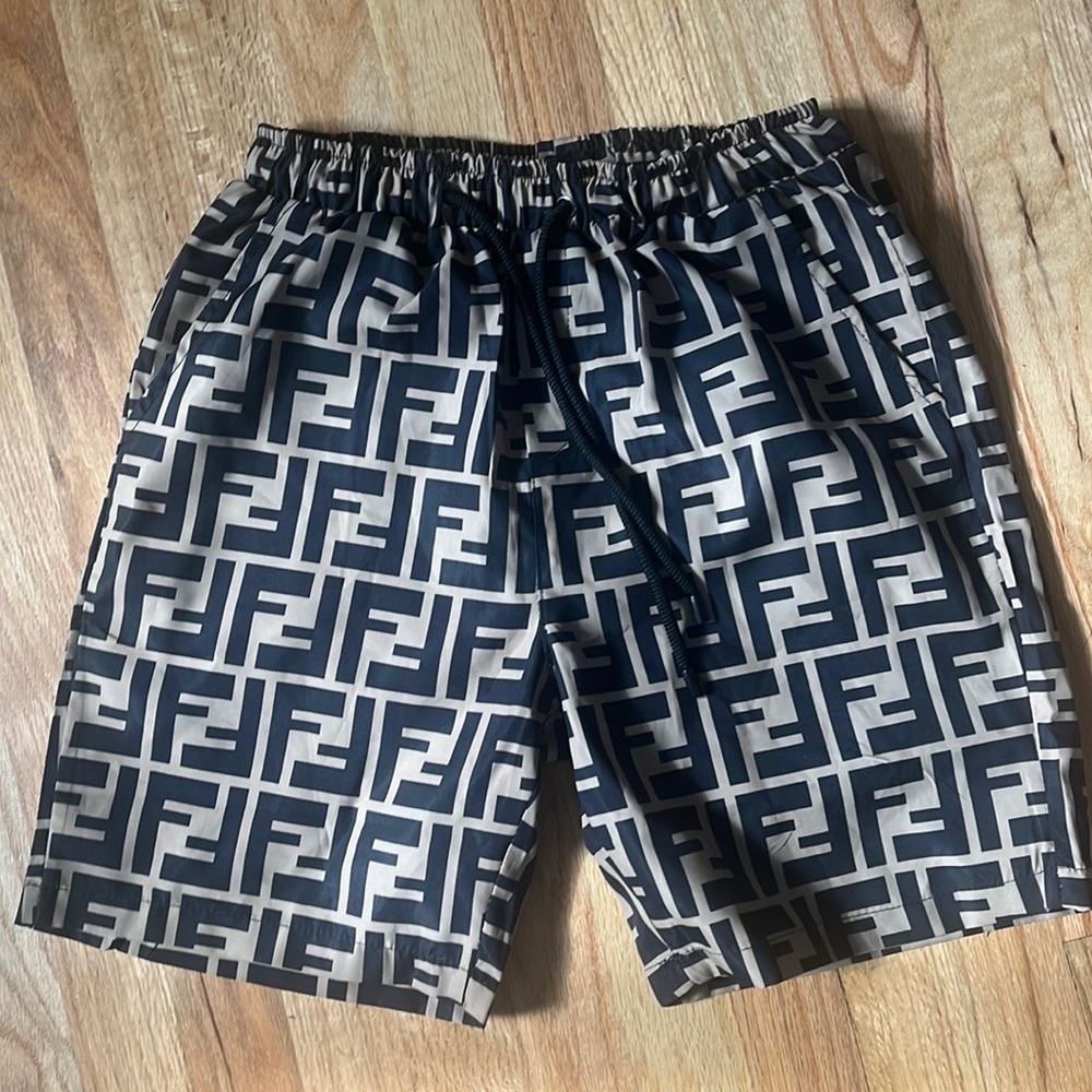 Black and Tan fendi shorts !